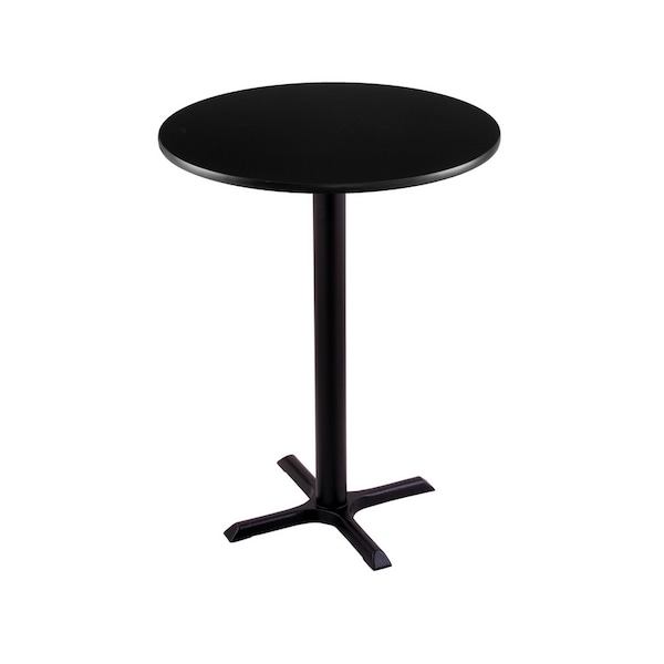 42" 211 Black Table, 30" dia. Top